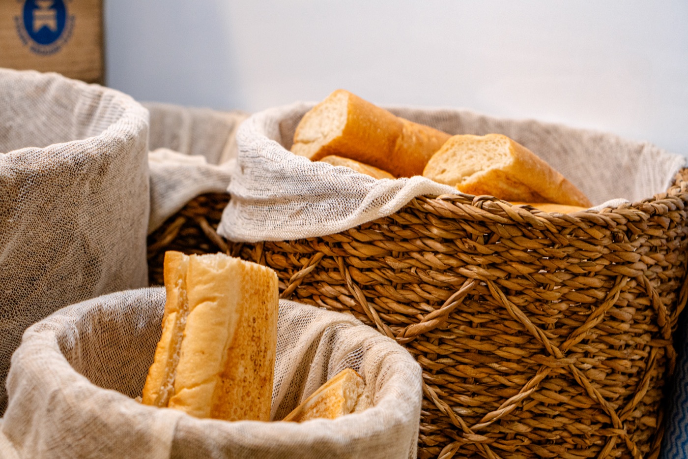 humphrey's counter — baguettes on the counter
